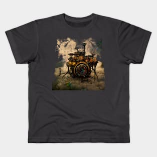 Steampunk Drum kit Kids T-Shirt